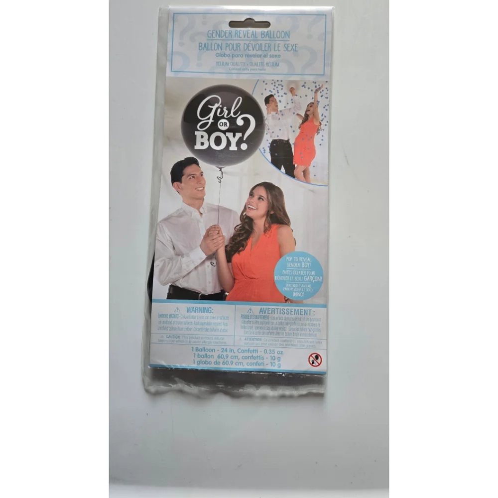 Gender Reveal Balloon Blue Boy